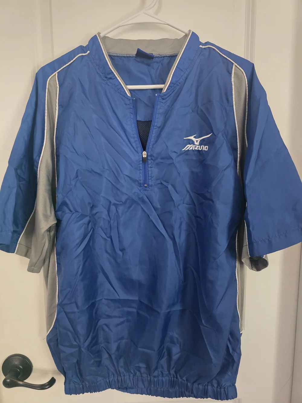 Mizuno Blue Windbreaker Pullover